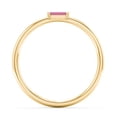 thumbnail image 3 of East-West Stackable Baguette Birthstone Ring - Ruby (July), 3 of 5