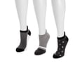 thumbnail image 6 of MUK LUKS Women's Pilates Cotton Ankle Socks, 3-Pack, Shoe Sizes 6-10, 6 of 7