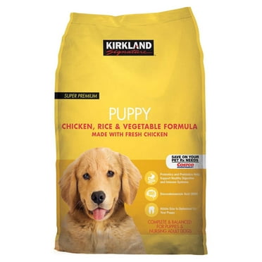 Kirkland Signature Puppy Formula Chicken, Rice and Vegetable Dog Food 20 lb.