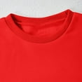 thumbnail image 4 of Oiyii Toddler Girl's Christmas Bow Graphic Sweatshirt Long Sleeve Crew Neck Sweatshirts Holiday Pullover Top,Red, 4 of 6