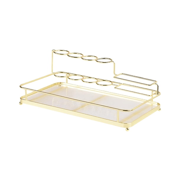 Portacepillos de dientes, organizador de baño para encimera, portacepillos de dientes eléctrico para rayas