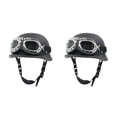 thumbnail image 1 of Sidaley Casco de moto Reemplazo elegante Cascos de ciclismo unisex Accesorios Negro Mate Tipo 1 SG 2piezas, 1 of 6