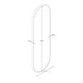 thumbnail image 4 of Espejo Home Trends Cuerpo Completo Ovalado marco de Aluminio Dorado 120.4x36.7cm, 4 of 4