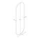 thumbnail image 4 of Espejo Home Trends Cuerpo Completo Ovalado marco de Aluminio Dorado 120.4x36.7cm, 4 of 4