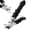 1PC#Flat, variant on Orthoclip Toe Nail Clippers, Long Handled Toenail Clippers For Seniors, 180° Wide-Mouth Bite, Double Configuration Of Oblique And Flat Mouth, Toe Nail Clippers For Seniors Thick Nails (2PC#Mix)
