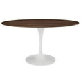 thumbnail image 1 of 60" Oval Walnut Dining Table, 1 of 4