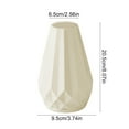 thumbnail image 2 of Decorative Plastic Imitation Glazed Vase for Living Room - Stylish Flower Arrangement Pot, Dried Flower Display, Home Decoration, Ideal for TV Cabinet, Green Color, 20.5*9.5*6.5cm, 2 of 6