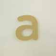 thumbnail image 2 of Package of 1, 10 Inch X 1/2" Thickness MDF Letter a in The Gotham Rounded Font, Thick, Lower Case for Art & Craft Project, Made in USA, 2 of 4
