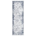 thumbnail image 5 of Garvee 2'x6' Runner Rug Vintage Distressed Runners Floral Rugs Non-Slip Bedsides Rug for Laundry Room Kitchen Hallway, Blue, 5 of 7