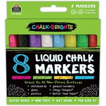 Teacher Created Resources Chalk Brights Liquid Chalk Markers, Pack of 8