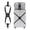 Black, variant on Luggage Wrap Strap For Suitcases & Luggage & Backpack