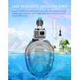 thumbnail image 5 of G2 Full Face Snorkel Mask with Latest Dry Top System,Foldable 180 Degree Panoramic View Snorkeling Mask with Camera Mount,Safe Breathing,Anti-Leak&Anti-Fog, 5 of 5