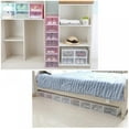 thumbnail image 3 of 1Pc Plastic Stackable Storage Shoe Box,Stackable Floding DIY Shoe Drawers Container Organizers Home Storage,Blue, 3 of 7