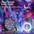 thumbnail image 2 of 2 Pack/ 36 LED Stage Lights DJ Party RGB DMX Control Uplighting with Remote Control for Birthday Christmas Bar Dance Decoration, 2 of 9