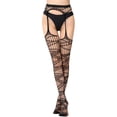 thumbnail image 4 of Intimates Women's Long Tube Suspender Socks Open File Temptation Panties Silk Stockings, 4 of 8