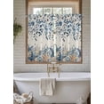 thumbnail image 4 of Blue Coastal Starfish Bathroom Window Curtain, Beach Nautical Shell Eucalyptus Rustic Light Filtering Coffee Kitchen Curtains, Bedroom Living Room Curtains 2 Panel 84"x54", 4 of 6
