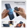 thumbnail image 5 of SURITCH for iPhone 16 Pro Max Case with Magnetic Camera Slide Cover and Adjustable Kickstand, Compatible with MagSafe, Shockproof Bumper Slim Protective Cover, Blue, 5 of 8