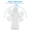 thumbnail image 5 of 6.5in USB Desk Fan TeqHome 2 Speeds Quiet Small Portable Table Fan 130° Rotate Personal Cooling Fan for Bedroom Home Office Desktop Travel White, 5 of 11