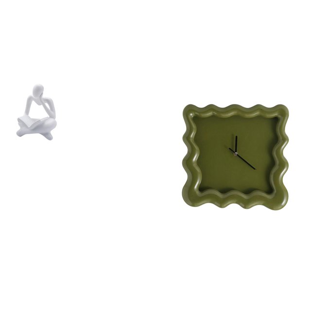 Figura de lector abstracto,Estatua de pensador abstracto,arte,manualidades,decoraciones,Figuras humanas decorativas para oficina,objetos coleccionables,Reloj de pared,Reloj de pared decorativo