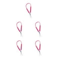 thumbnail image 1 of Guardoinrt Safety Sturdy Elastic Stationery Scissors Multi-functional Self-Opening Office Paper Shear Teens Students Red 5Set, 1 of 6