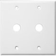 thumbnail image 1 of Stainless Steel Metal Wall Plates 2 Gang Cable.625 White, 1 of 1