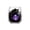 Black Wolf Purple Crystal, variant on 2D Mythic Wolf Glass Art Cup, Relief-Style Wolf Totem Drinking Glass, Gothic Fantasy Decor Cup (Green Wolf Green Crystal)