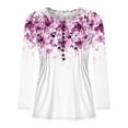 thumbnail image 5 of Long Sleeve Spring Tops for Women 2026 T Shirts for Women Trendy Pullover Tshirts Shirts My Items, 5 of 5