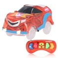 thumbnail image 2 of Pistas de coches con 6 luces LED y control remoto, iluminadas con música para niños, color rojo, 2 of 14