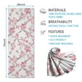thumbnail image 2 of Pioneer Flower Floral Print Pattern Hot Yoga Mat Towel Non Slip for Hot Yoga - Quick-Drying Yoga Mat Cover with 4 Corner Pockets with Travel Bag - Hot Yoga Towel Non Slip 74"x26", 2 of 6