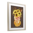thumbnail image 3 of Stupell Industries Fall Sunflowers Pumpkin Bouquet Birch Framed Print Under Glass design by Hillary Holt, 21 x 17, 3 of 10