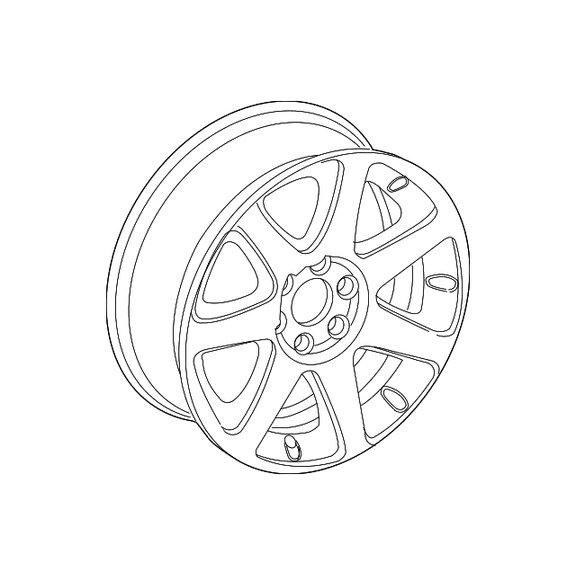 Genuine OEM GM Part # 22974278 Wheel, Alloy