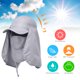 thumbnail image 3 of Gorra deportiva Deporte al aire libre Senderismo visera sombrero Protección UV Cara cubierta del cue Tomshoo Gorra deportiva, 3 of 7