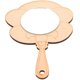 thumbnail image 3 of Light Brown DIY Mirror For Children Featuring Simple Design Perfect For Home Decoration 2Pcs, 3 of 4