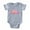 Heather Gray, variant on CafePress - Cupcake2_Tr - Cute Infant Baby Football Bodysuit