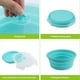 thumbnail image 5 of Advancent Fiambrera plegable de silicona, 2 uds., contenedor de almacenamiento de alimentos, Bento, libre de BPA, portátil, para microondas, Picnic, Mostrada Advancent HA007009-00B, 5 of 6