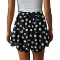 thumbnail image 4 of KISSMODA Flowy Shorts for Women Chiffon Ruffle Skorts Mini Skirts for Teen Girls, 4 of 5