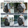 thumbnail image 6 of New York Xpress Camo Sling Bag Expandable 14–25L Daypack for Travel Hiking Cycling, Navy,118, 6 of 10