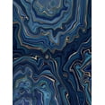 thumbnail image 3 of Modern Abstract Marble Swirl Navy Gold Washable Area Rug for Livingroom Bedroom Non-Shedding Aesthetic Rug Under Dining Table Office Kitchen Hallway Rug 4x6ft, 3 of 7