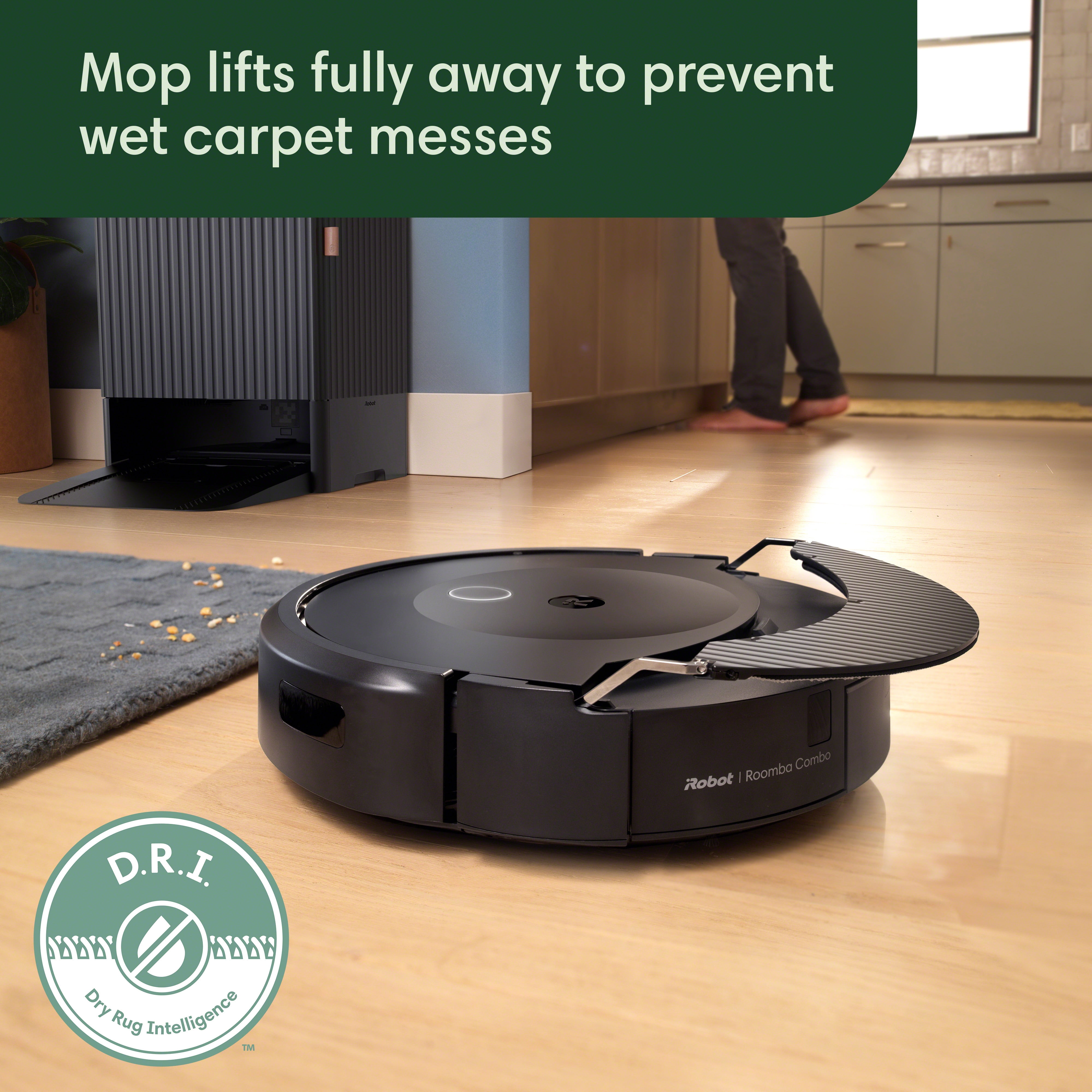 iRobot Roomba Combo 10 Max, Robot Vacuum and Mop, Self-Emptying