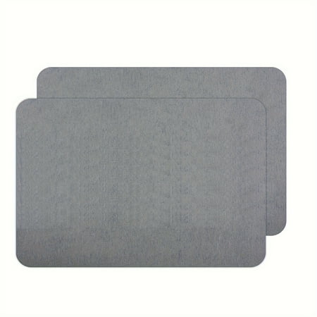 

hghfhj Instant Dry Stone Dish Mat 2 Pack Diatomaceous Earth Drying Board Set For Kitchen