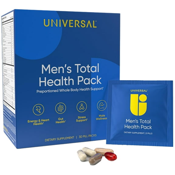 Universal U Men's Total Health Pack, 30 Pill Packs