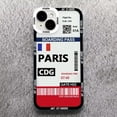 thumbnail image 5 of Billete de viaje de la ciudad mundial, Nueva York, París, etiqueta, funda de teléfono para Samsung Galaxy S10, S20, S21, S22, S23, S24, FE Plus, Ultra Note 20, 5 of 5