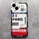 thumbnail image 4 of Billete de viaje de la ciudad mundial, Nueva York, París, etiqueta, funda de teléfono para Samsung Galaxy S10, S20, S21, S22, S23, S24, FE Plus, Ultra Note 20, 4 of 4