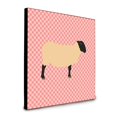 thumbnail image 1 of Panel de decoración de Pared multicolor Caroline's Treasures Suffolk Pink Check BB7972UP88, 1 of 1
