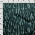 thumbnail image 2 of oneOone Georgette Viscose Dark Teal Green Fabric Skins Animal Fabric For Sewing Printed Craft Fabric By The Yard 42 Inch Wide, 2 of 4