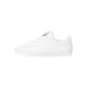 thumbnail image 2 of PU & MA Men's Basket Classic Leather Trainers, White, 2 of 6