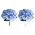 thumbnail image 4 of Ramo de flores de 2 piezas, arreglos florales de hortensias artificiales realistas Azul, 4 of 9