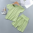 thumbnail image 2 of Girls Pajamas Pure Skin Friendly Middle Young Top Clogs Household Clothing Set, 2 of 5
