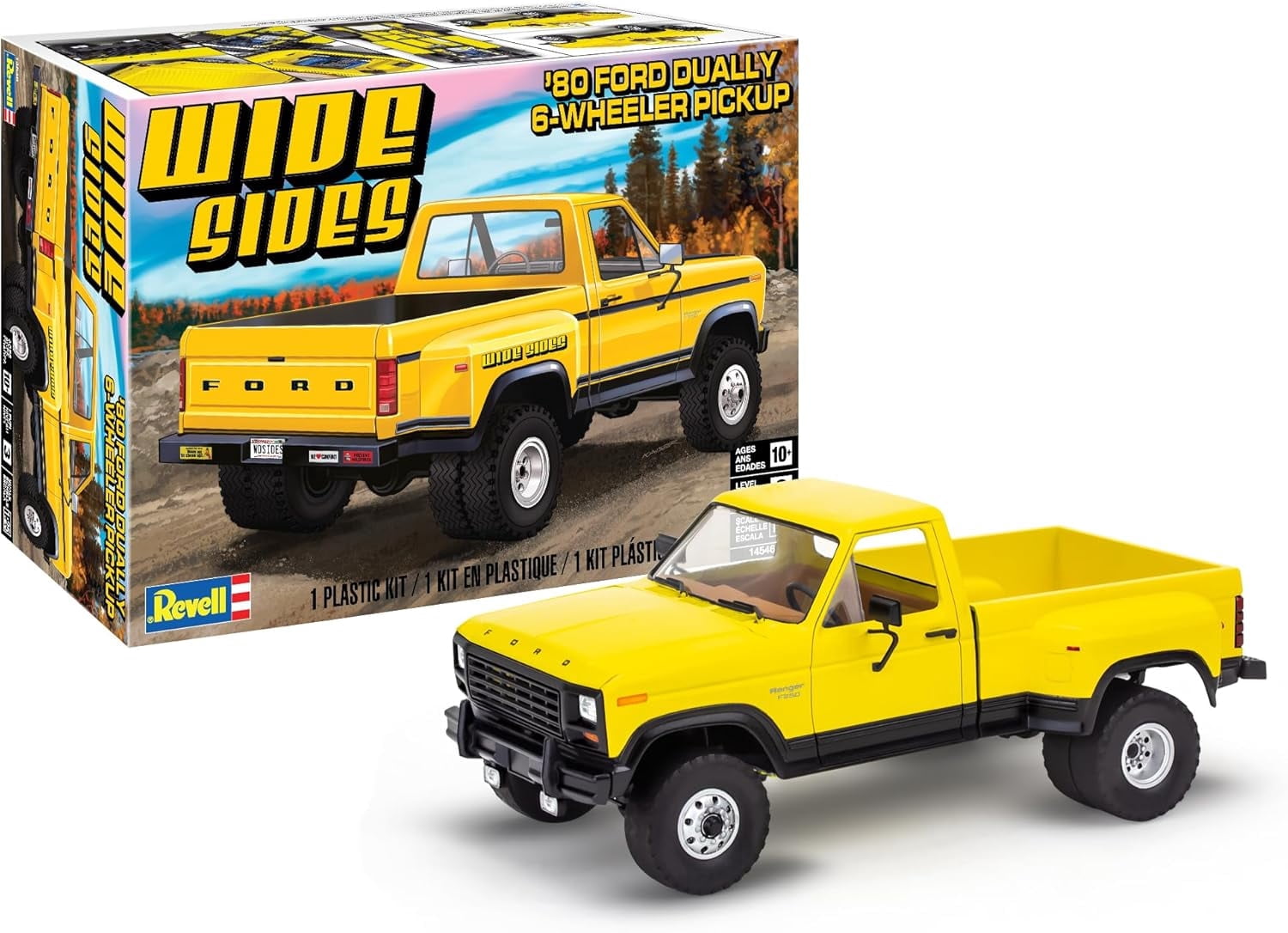 Auto World, Skill 2 Model Kit, 1984 GMC Pickup Truck, Molded in