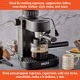 thumbnail image 2 of IMUSA 4 cup Electric Espresso Cappuccino Maker, Black, 2 of 6